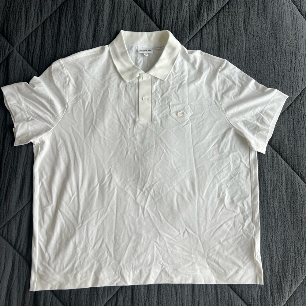 Lacoste - Men's ultralight pique movement polo - White